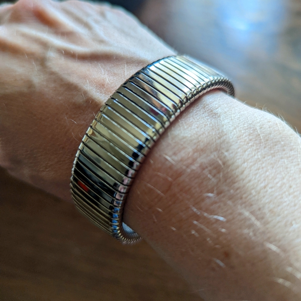 Bronzoro 18K Gold plated Omega Bracelet Made in Italy